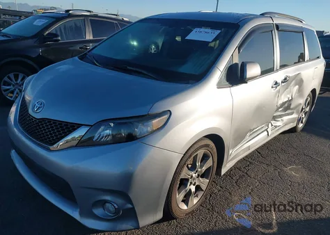 2014 Toyota Sienna Se 8 Passenger from USA, damaged, VIN 5TDXK3DC7ES471520